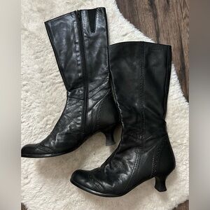 Vagabond Leather Vintage Style Boots Sz 37